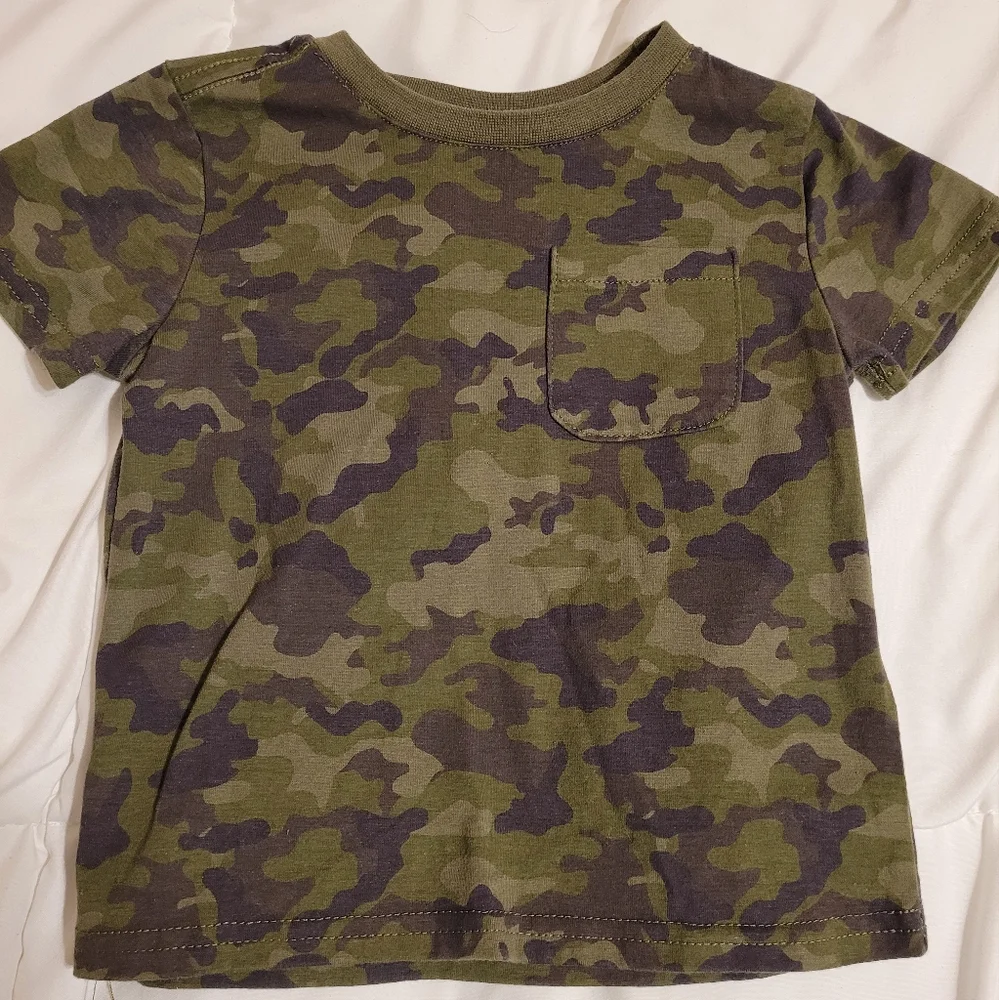 Tommy Bahama Boy's 18M Camo Jacket & Tee NEW